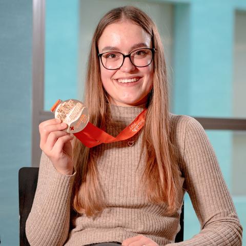 Nadine Degen, Gewinnerin SwissSkills 2022 MPT