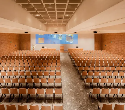 Einblick den Eventsaal des Careum Auditoriums