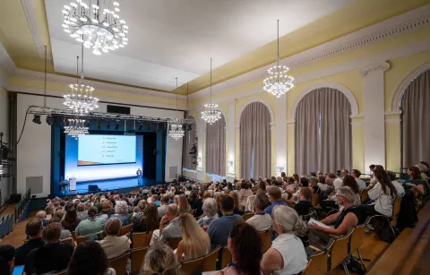 Udo Berenbrinker beleutete das Wesen von Humor