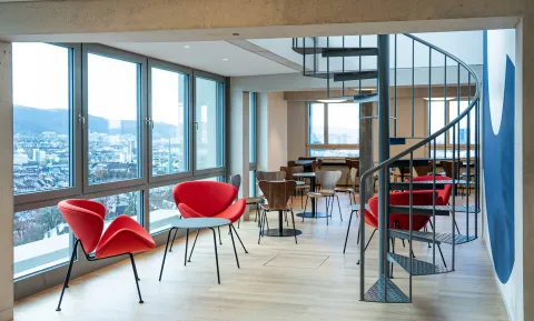 Der Eventraum im neuen Careum Hochhaus