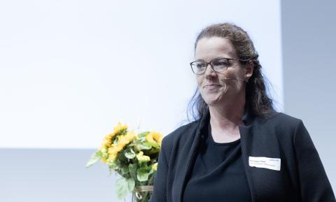 Carmela Flury, Leiterin Strategie und Innovation bei Careum, in der Careum Summer School 2024.
