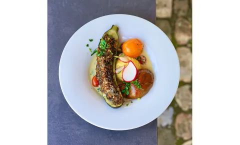 Gericht im Careum Bistro