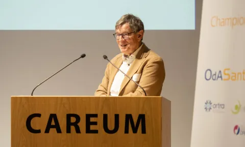 Urs Sieber, Geschäftsführer OdASanté, am Kick-off-Anlass zu den SwissSkills Championships 2023 für FaGe