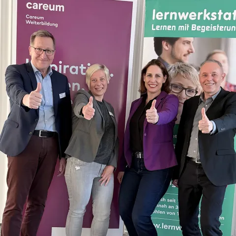 Lernwerkstatt Olten und Careum Weiterbildung als Kooperationspartner