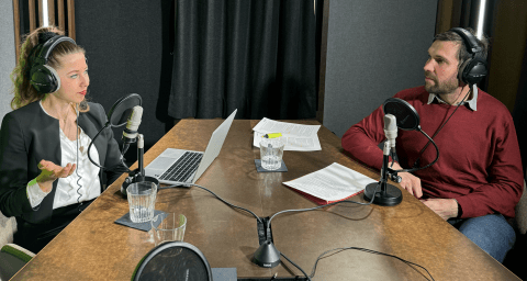 Saskia De Gani und Stefan Markun im Podcastgespräch zum Thema Gesundheitskompetenz in Zeiten der Infodemie