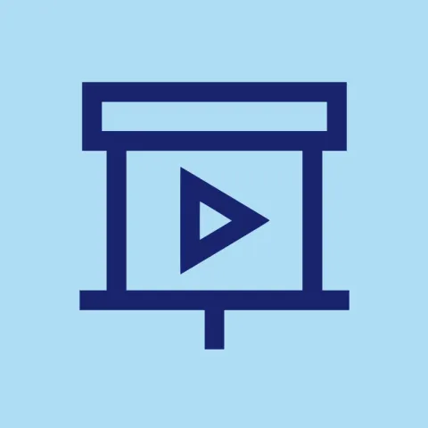 Icon Projektionsfläche
