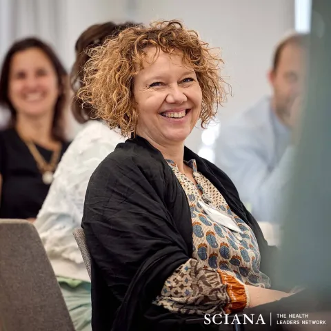 Sonja Kahlmeier bei einem Treffen des internationalen Leadership-Programms Sciana