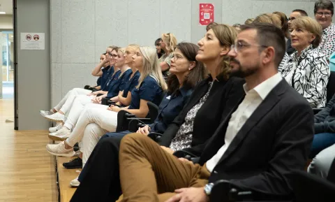 Schlussfeier an den SwissSkills 2023 für Fachpersonen Gesundheit in Delémont