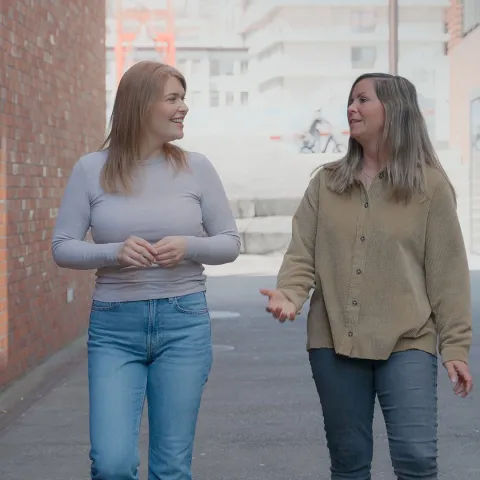 Interview mit Fabienne auf dem Careum Campus