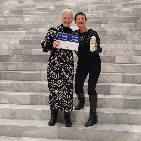 Janine Dietler und Annina Castellano am Swiss Arbeitgeberaward