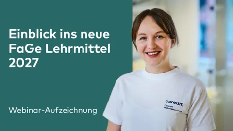 Imagebild mit einer jungen FaGe-Auszubildenden
